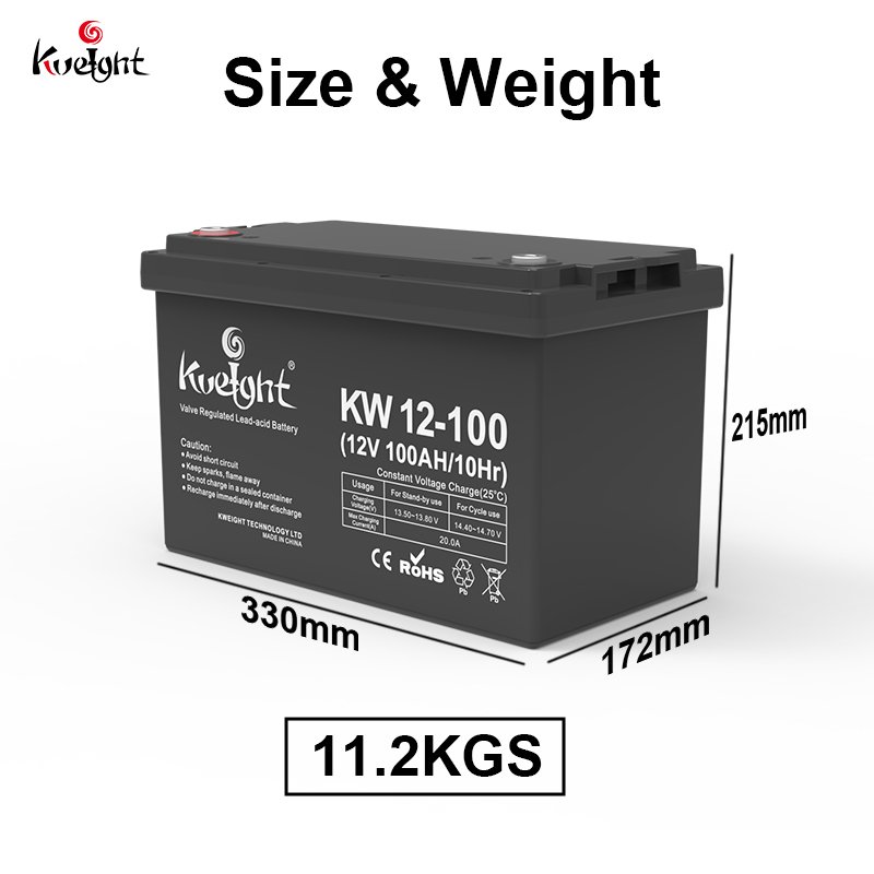 100Ah Lead Acid Batteries VRLA Deep Cycle Agm Battery 12V