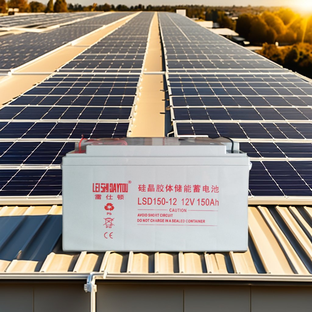 12V GEL Battery 100Ah 150Ah 200Ah 250Ah Deep Cycle Lead Acid Battery UPS Computer Room Energy Storage Battery