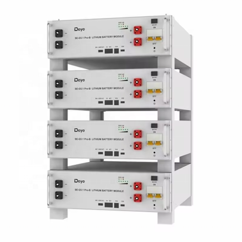 Deye Lithium Battery 51.2V 100Ah 5kWh 10kWh 15kwh 20kWh 30kWh 50kWh LiFePO4 Battery Packs for Home Solar Energy Storage Systems