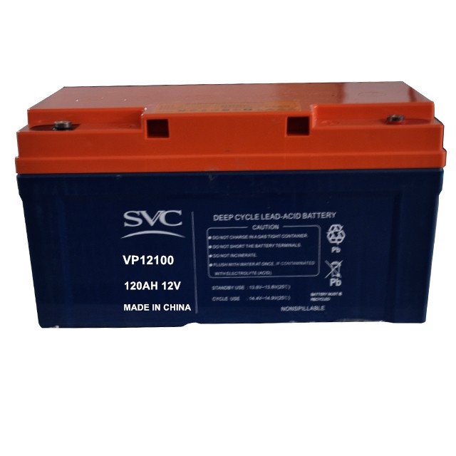 Maintenance free batter 12v 120ah lead acid battery