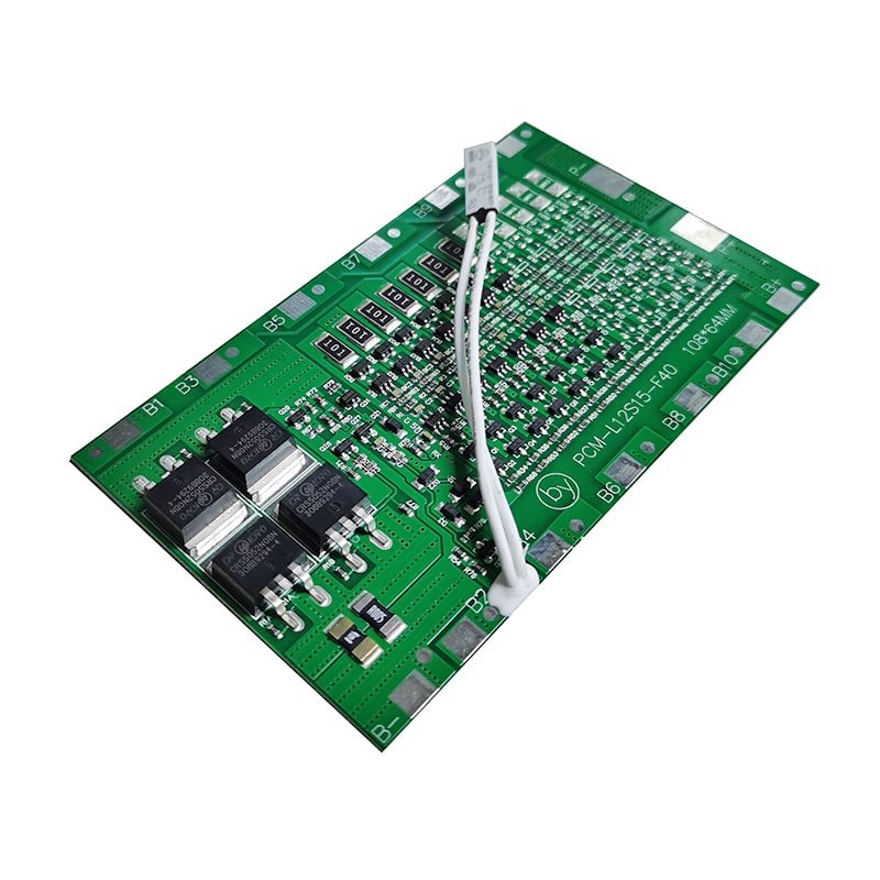 12s 36V 15a Battery Management Systems (bms) for 42V 43.2V 44.4V Lithium ion Batteries 38.4V LiFePO4 Electric Bicycle Battery