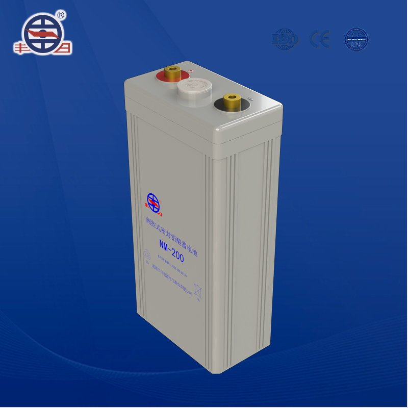 Factory Rechargeable lead acid batteries NM-200 2V 200Ah Deep Cycle Motive Railway battery