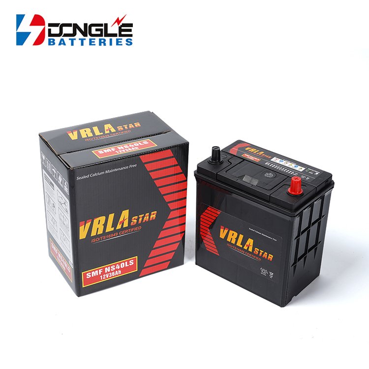 Dongle High Performance Manitenance Free 9 Plates NS40ZL Automotive SMF 12v 36Ah Lead Acid Battery