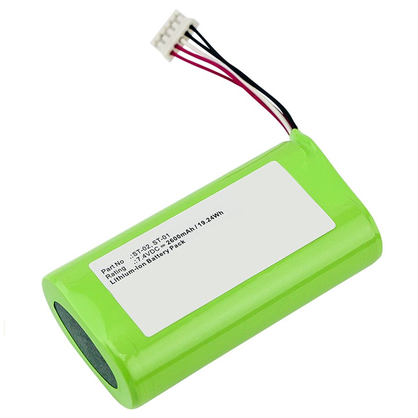 Professional Customization Green 2600mAh Li-ion Battery For Sony ST-01 Speaker
