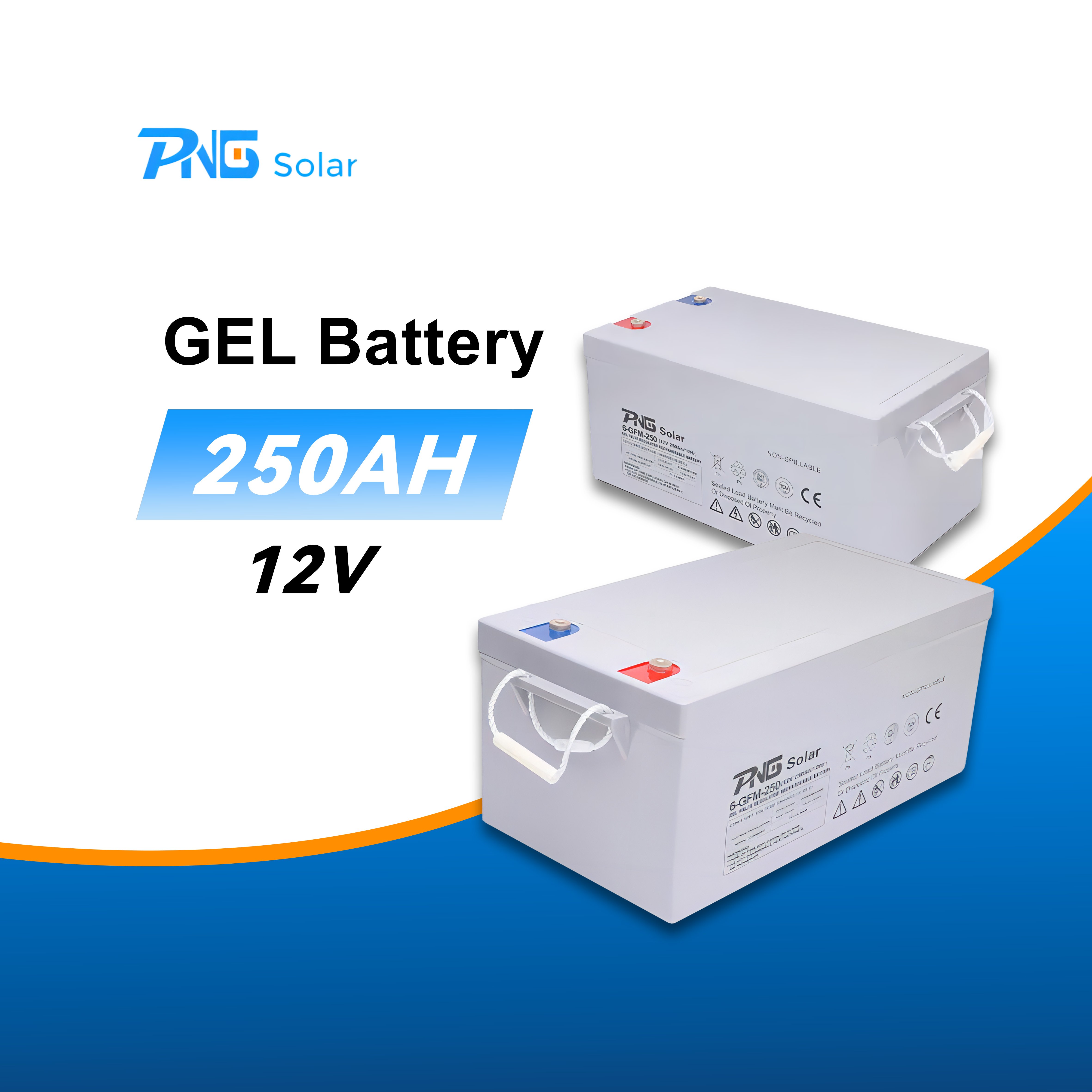High Quality Long Life Gel Battery Batterie Gel 12v 200ah Lead Acid Battery Suitable for Home Solar System 12V 150ah 2 Years