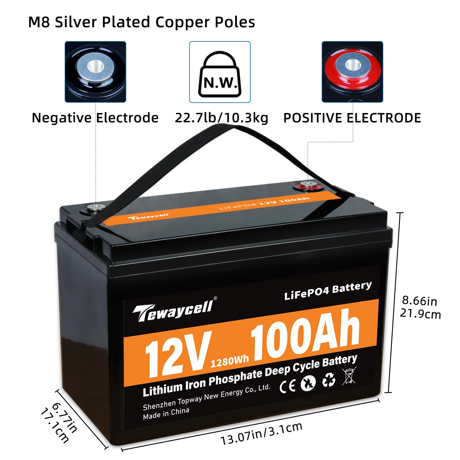 Lithium Pack Deep Cycle 12V Lifepo4 Battery Pack Lifepo4 12V 12.8V 100Ah 150Ah 200Ah 300Ah Lithium Ion Storage Batteries