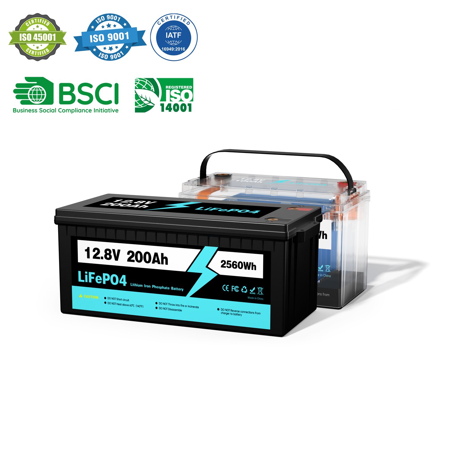 Lifepo4 12V 24V 48V 60V Lithium 50AH 100AH 200AH Ebike Battery Module Lead Acid Battery
