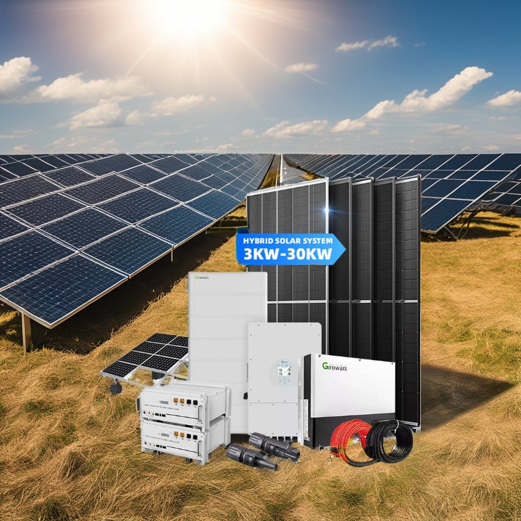 off grid solar power system 5000w 6000w 8000w solar panels and solar batteries complete solar system for houses