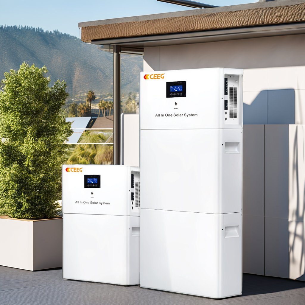 CEEG Off Grid Solar Power System 5KW 10KW Solar Panels With Battery And Inverter Complete Kit Solar Energy System