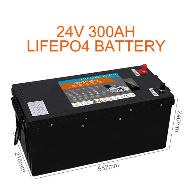 GOOTU DDP Solar Battery Power System Lithium Ion Battery Pack 24V 100Ah 200Ah 300Ah BMS Lifepo4 Lithium Iron Phosphate Battery
