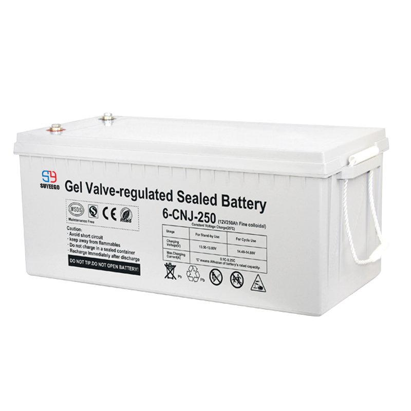 SUYEEGO High Quality Safe Solar Rechargeable Batteries 12V 120Ah 150Ah 200Ah Gel Storage Batteries Lead Acid Battery
