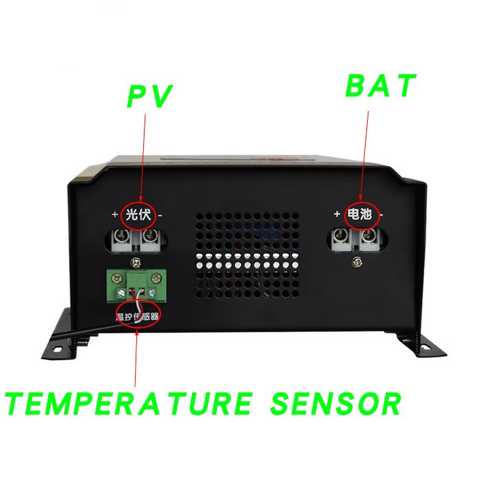 MPPT solar charge controller 48V photovoltaic power generation system 12v 24v 48v auto sensing 100A charging controller