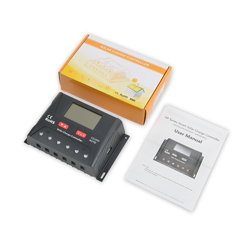 SRNE Solar HP2420 12v 24v 20A PWM solar charge controller PV system controller for Lead acid battery