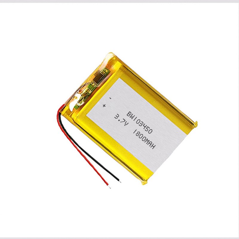 LiPO Battery 103450-1800mAh-3.7V Li-ion Battery Lithium Polymer Battery KC Approved UN38.3 MSDS