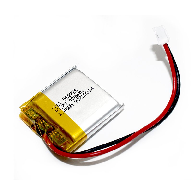 Small Batteries 3.7 Volt Batteries 582728 400mAH Rechargeable Lithium Ion Batteries