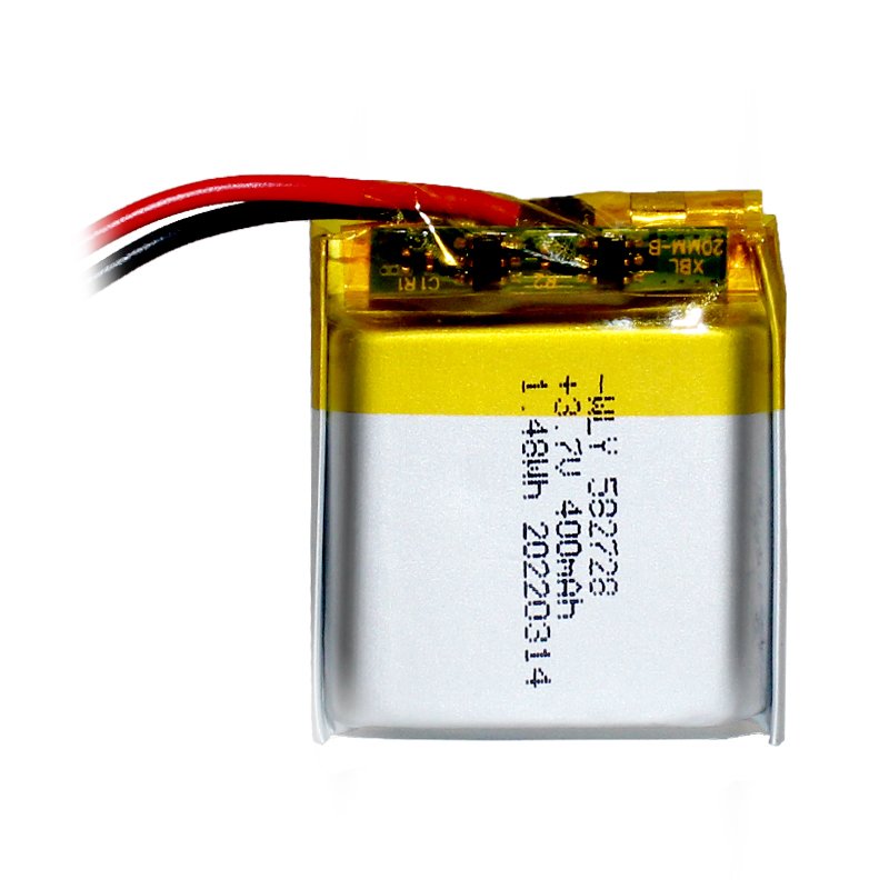Small Batteries 3.7 Volt Batteries 582728 400mAH Rechargeable Lithium Ion Batteries
