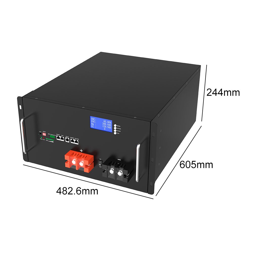 Rechargeable Power Solar Energy Storage System LiFePO4 Battery 50Ah 150Ah 100Ah 200Ah Golf Cart 48V Lithium Ion Battery