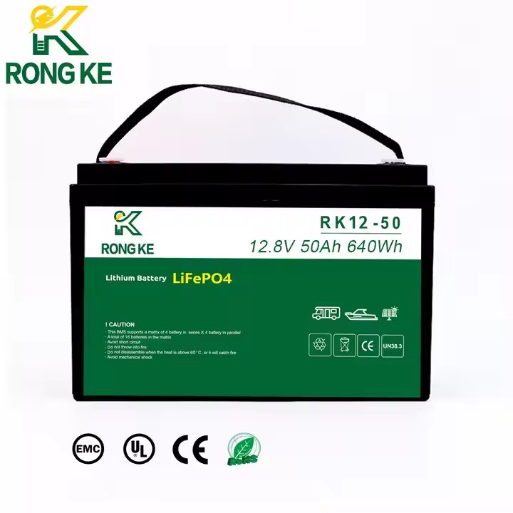 Hot Sell Lifepo4 12V 50AH High Power Deep Cycle Lithium Iron Phosphate Battery Pack for Replacement Lead-acid Batteries