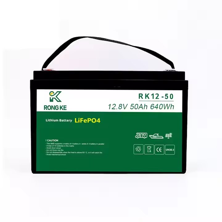 Hot Sell Lifepo4 12V 50AH High Power Deep Cycle Lithium Iron Phosphate Battery Pack for Replacement Lead-acid Batteries
