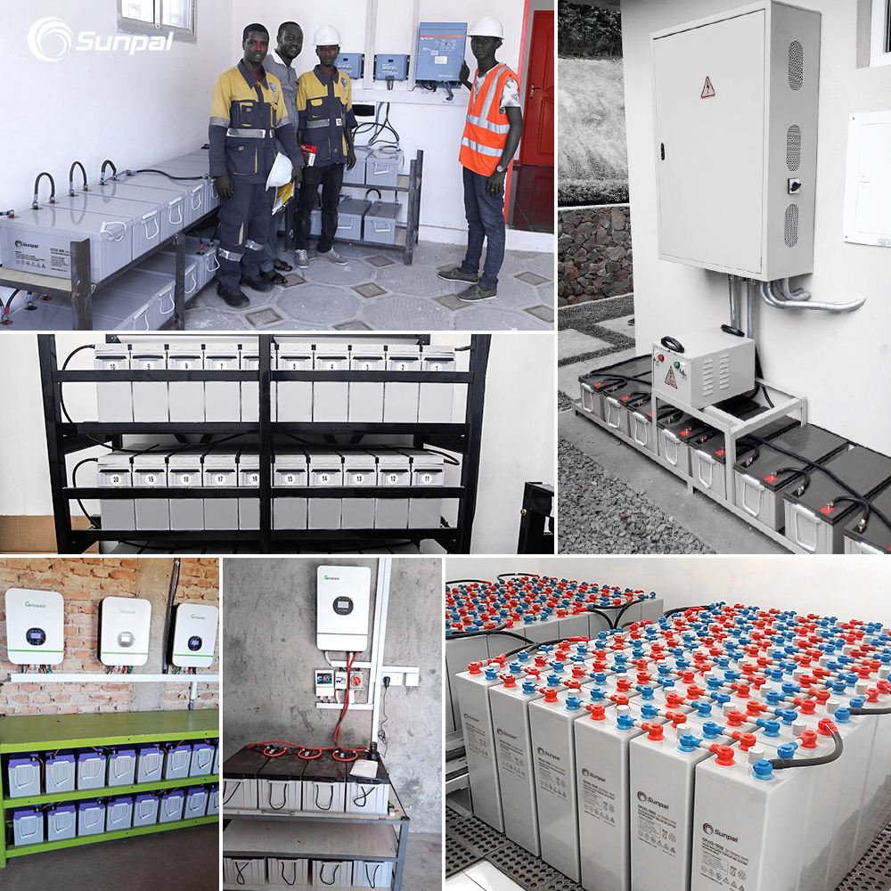 Sunpal GEL Battery 12V 200Ah 250Ah 260Ah AGM Solar Battery Vrla Cast Sealed Lead Acid Battery
