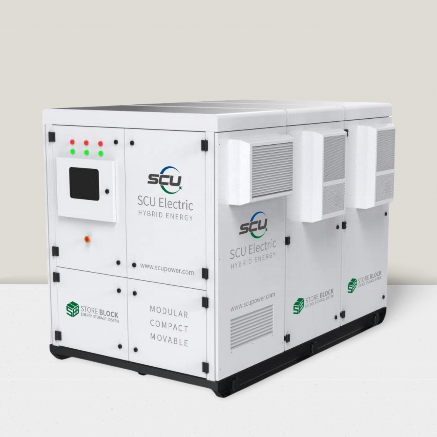 SCU Hybrid BESS container 500kw-2mwh lithium battery storage power from solar/wind/diesel generator/Grid network