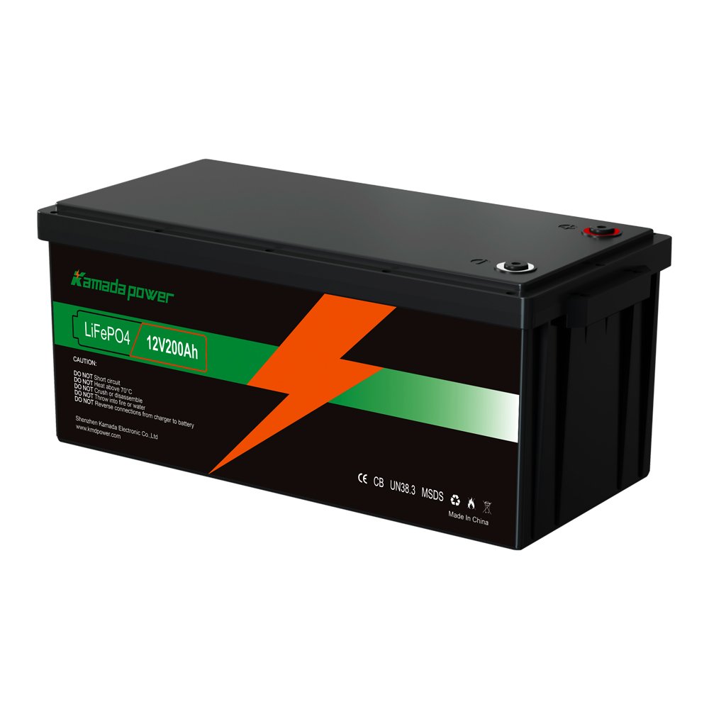 KMD solar lithium deep cycle 24v lifepo4 battery pack 200ah 100ah 50ah batteries 12v 48v golf cart battery 12v 60ah 150ah