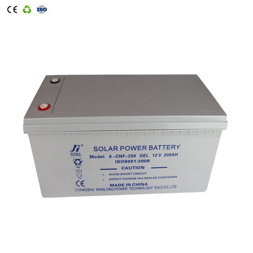 Wanlong Power 12V 200ah 210ah deep cycle battery maintenance free gel storage batteries