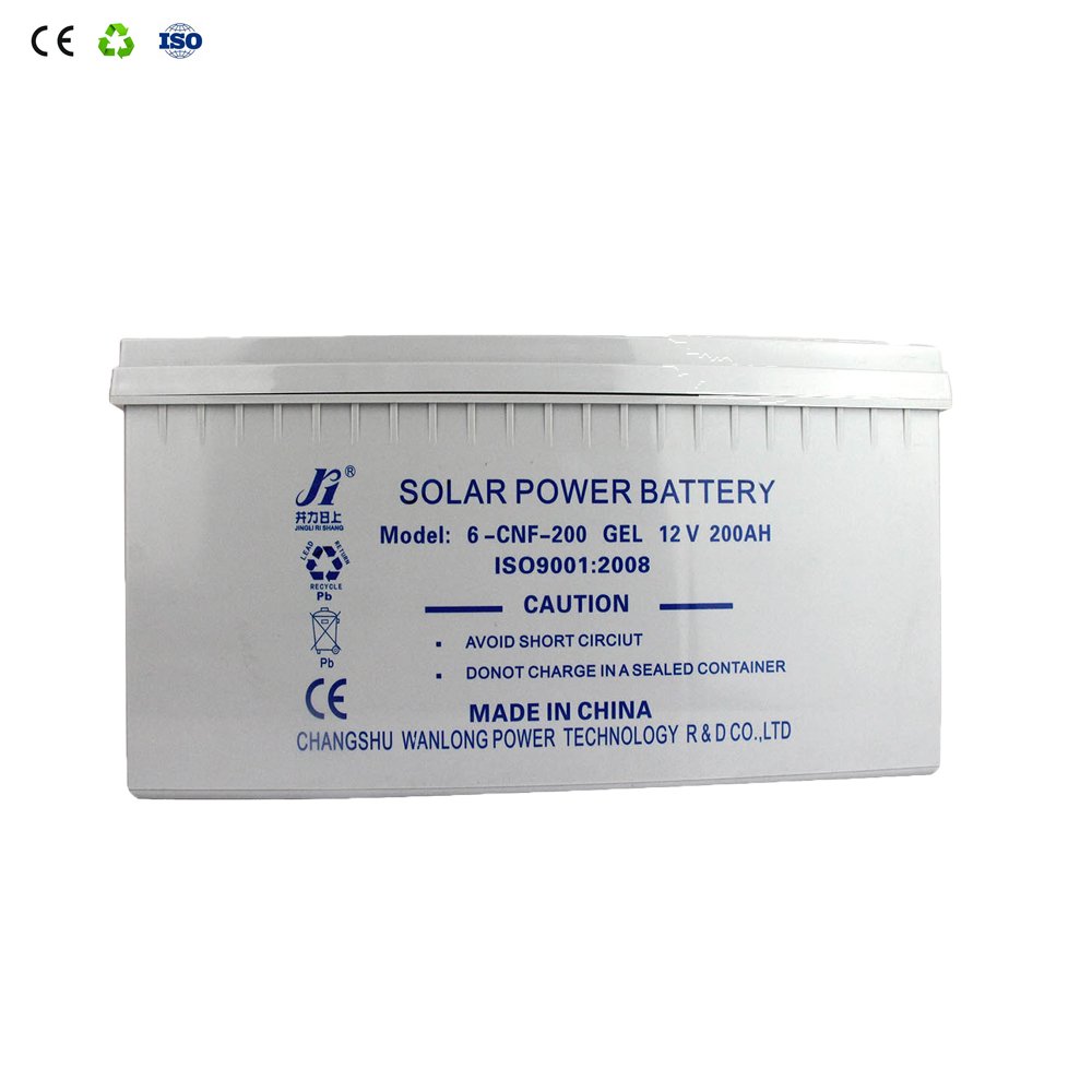 Wanlong Power 12V 200ah 210ah deep cycle battery maintenance free gel storage batteries