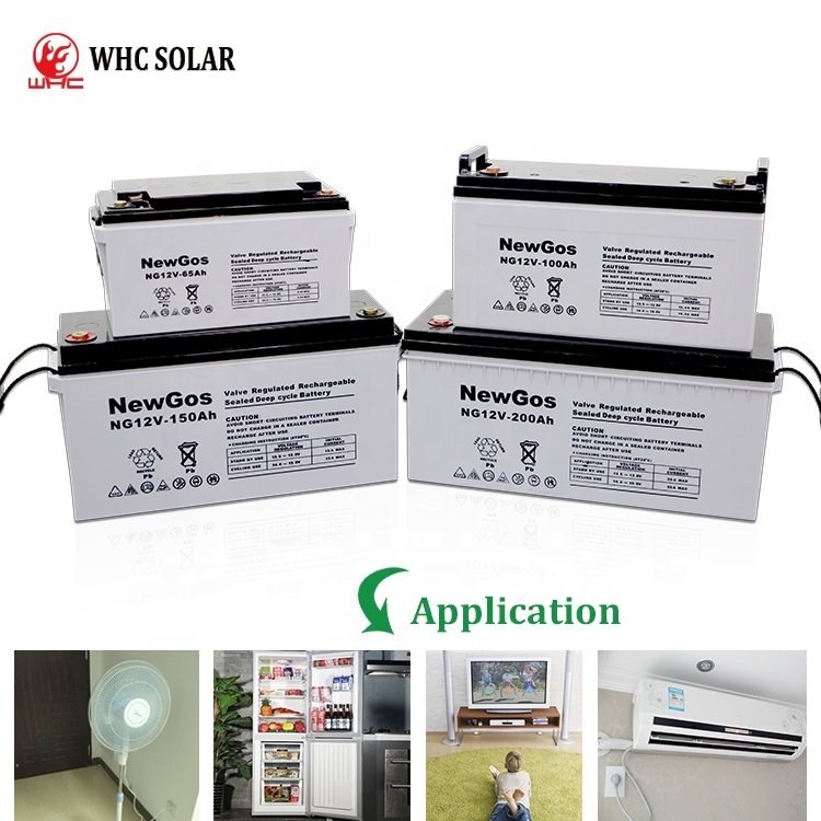 Maintenance-free rechargeable deep cycle agm gel battery 12v 24v 100ah 150ah 200ah 250ah 300ah 400ah ups lead acid batteries