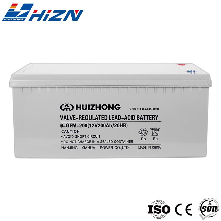 Large Capacity 12V 200AH AGM Lead Acid Battery Long Cycle Life Solar Battery