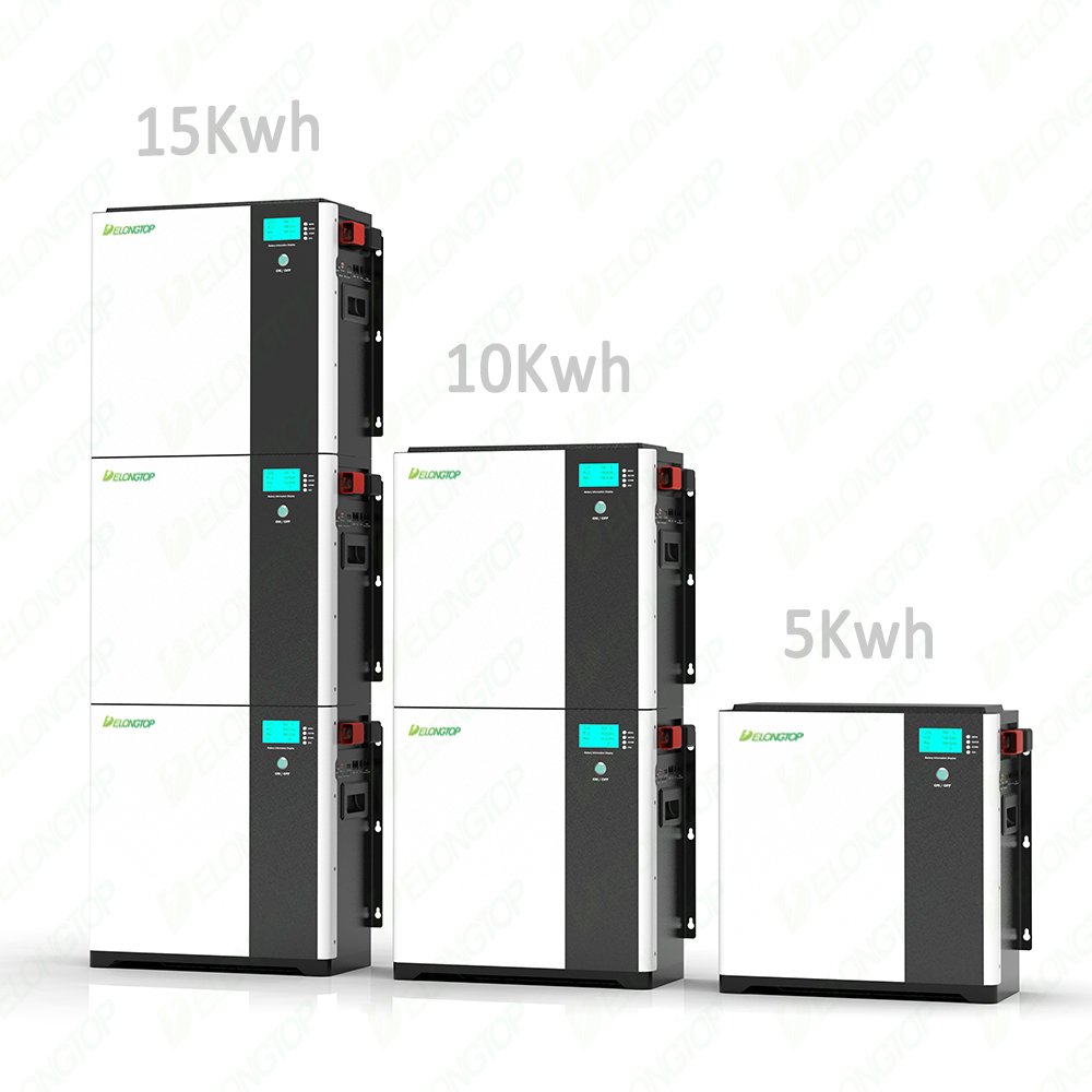 EU Stock BYD Lithium Ion battery 5KWH 10 KWH 15KWH BYD Lifepo4 48V 100ah 200ah Delong 5KW Hybrid Stacked 15 KWH Lithium Battery