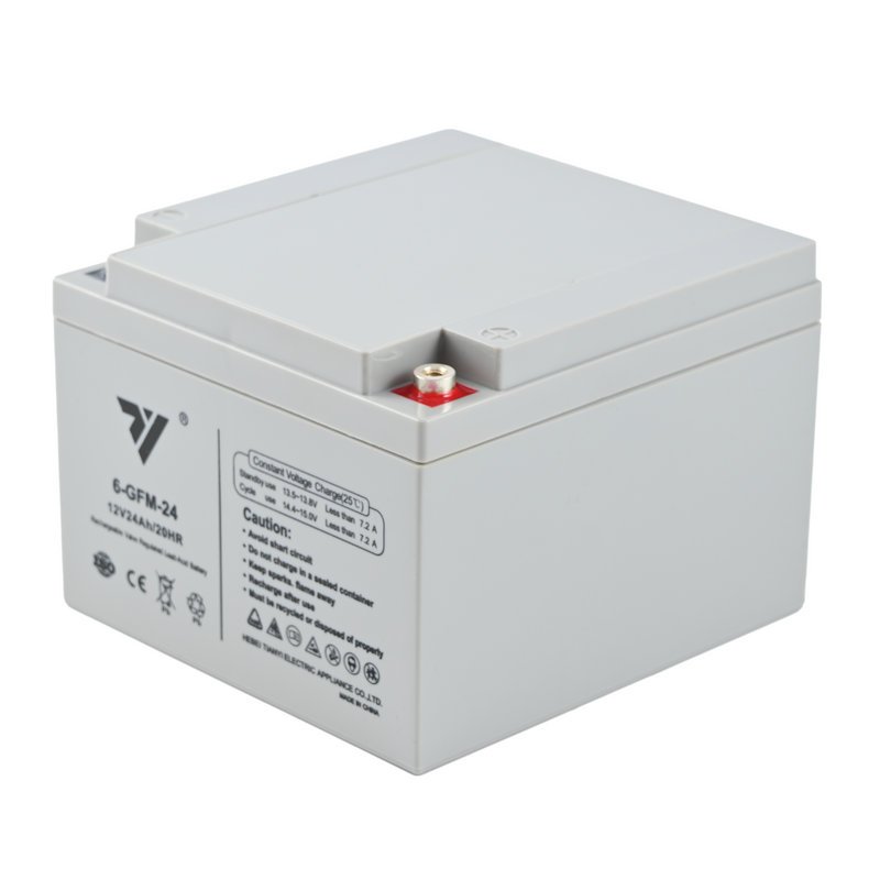 Factory wholesale Lead-Acid Battery 12V 24AH 20HR UPS EPS Solar energy Fire fighting Emergency system Rechargeable Battery