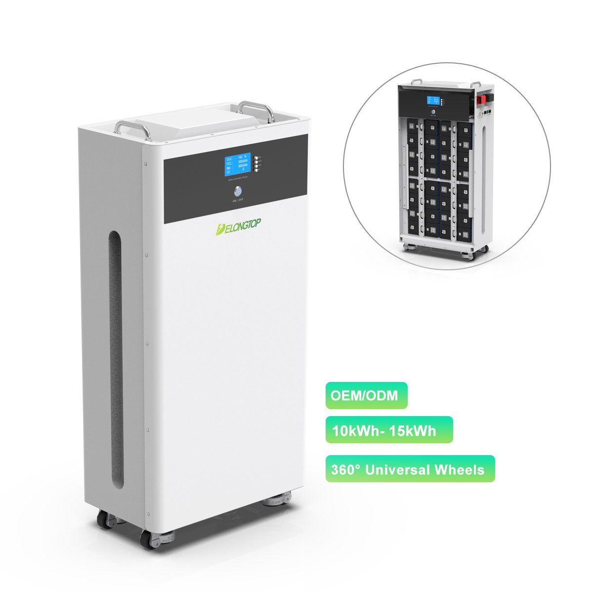 Mobile Vertical Household Batteries 48V 51.2V 300Ah 314Ah 15Kwh 16Kwh Lifepo4 Solar Lithium Iron Phosphate Battery