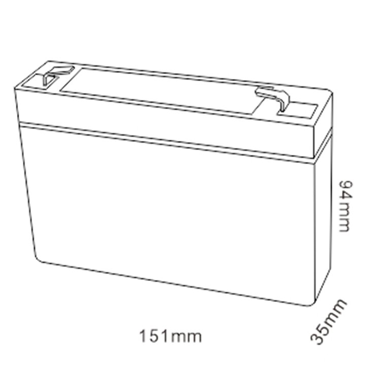 Mhb Ms9-6 Rechargeable UPS Storage DC 6V 9ah Sealed Lead Acid Battery for Alarm Systems