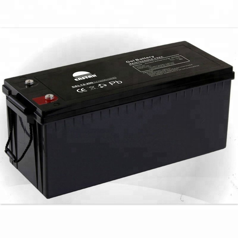 12V 200Ah rechargeable Gel lead acid battery AGM Battery for solar