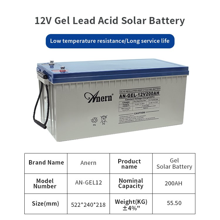Energy Storage Lifepo4 Solar battery 12V 100ah 200ah lead acid batteries