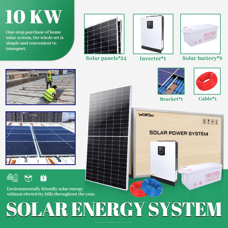New trend 200AH lead-acid battery solar energy storage system for household use