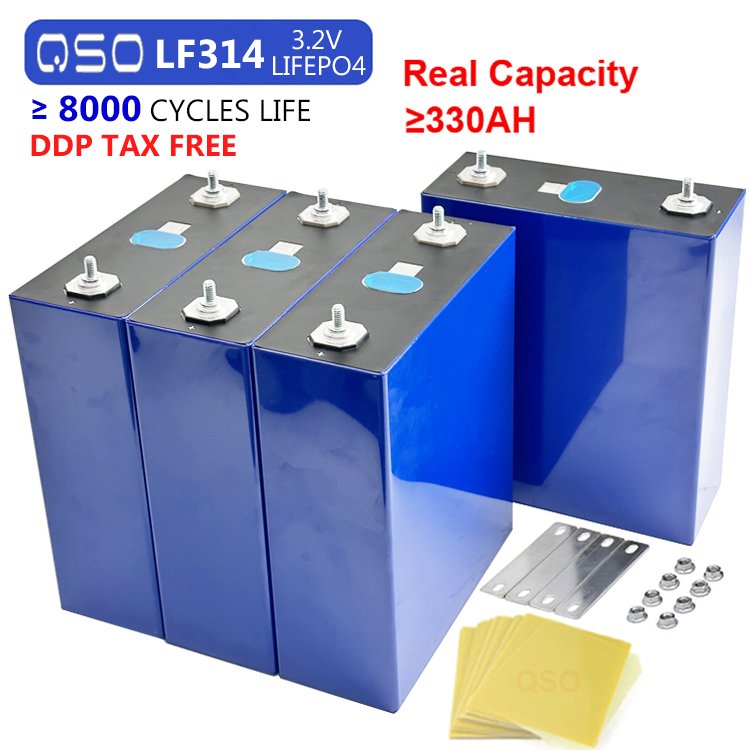 Qishou 8000/10000 Life Cycle Brand New Grade A Mb30/Mb31 306A 314A 306 314 Ah 3.2V 306Ah 314Ah Lifepo4 Lithium Ion Battery Cell