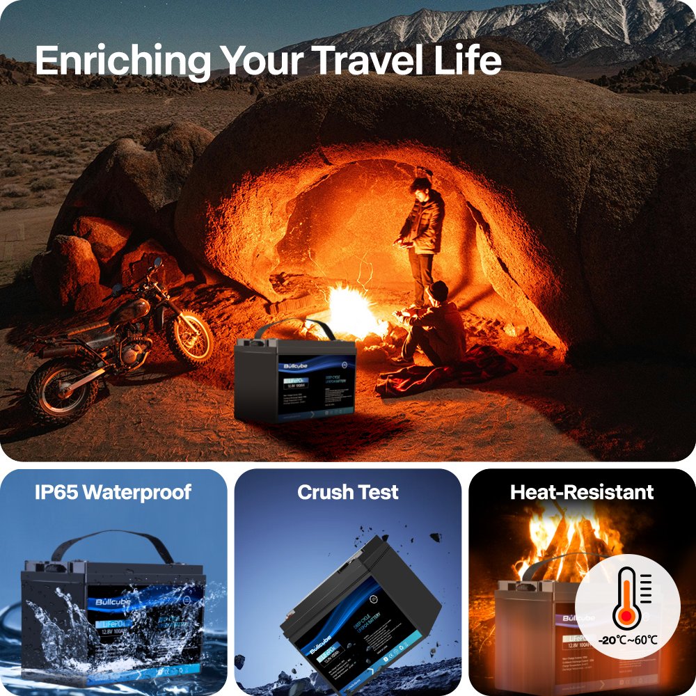 Bullcube 6000 Deep Cycles 100ah Lifepo4 battery Long Life 12v 100ah A Grade lithium battery 12v 100ah battery
