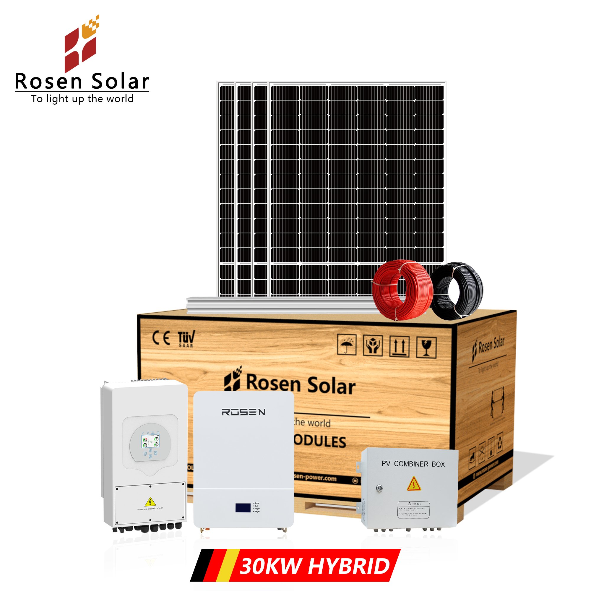hybrid 5kw 10kw 15kw solar power storage system with solar battery 10kwh 20kwh 30kwh solar systems with mppt