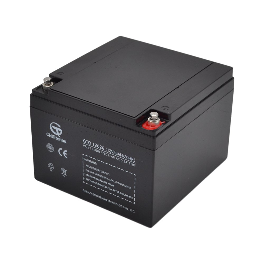 Good quality 12V 26Ah Lead Acid Batteries can be mounted on multi-position for transportation and power station