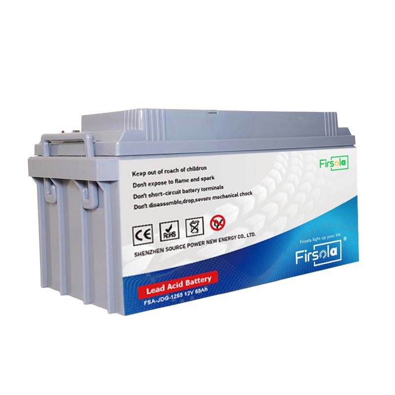 12V 65Ah M8 Terminal Customized Lead-Acid Batteries Deep Cycle AGM