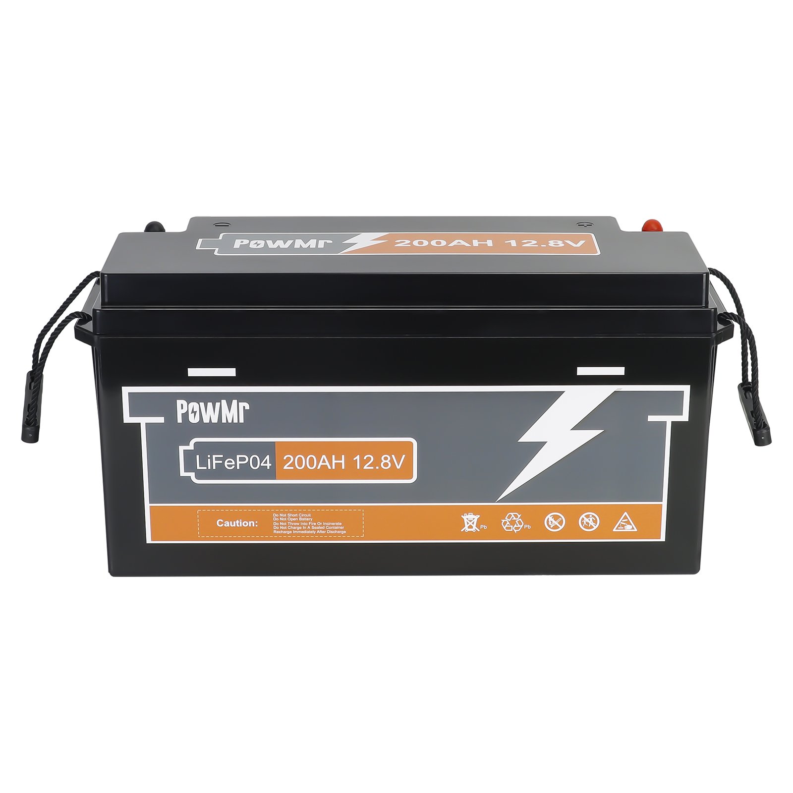 PowMr 100AH 150AH 200AH 300AH 12.8V Rechargeable Lifepo4 Battery 1280/1920/2560/3840Wh Lithium ion Battery