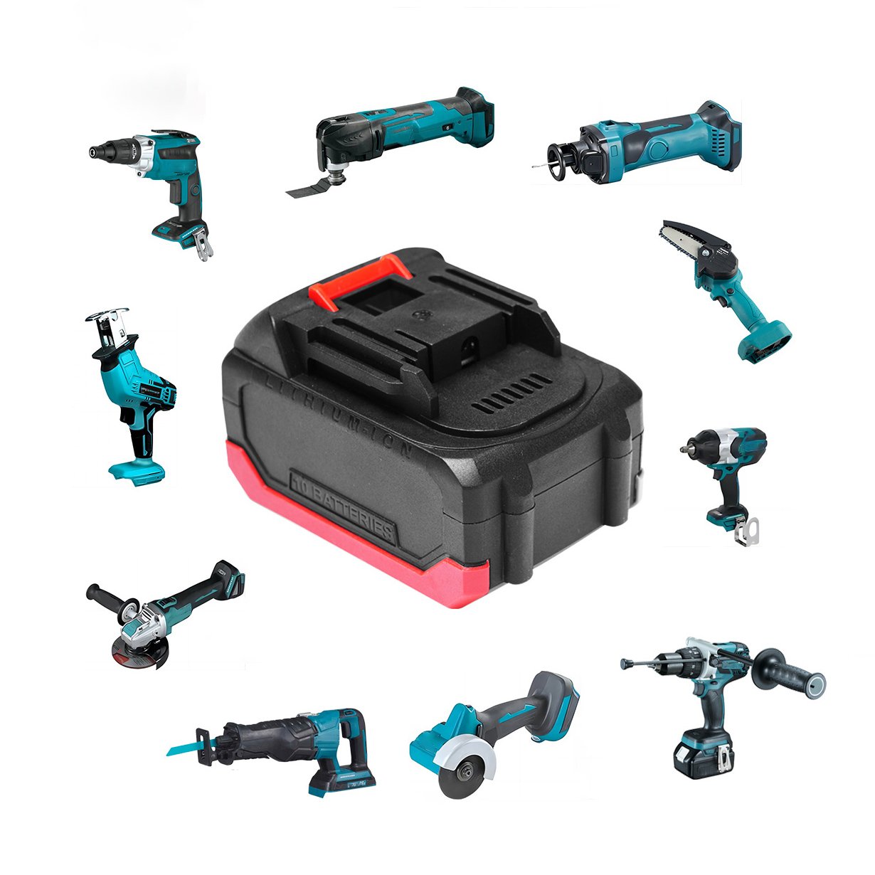 Maki 20V Lithium Ion Battery Power Tool Kit High Quality Hot Seller with 5ah 4ah 3ah ODM Supply 12V Voltage
