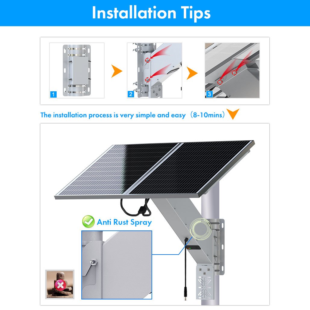 TecDeft MSDS PSE CB 5 years Warranty 12V 24V 48V Voltage output MPPT controller 120W solaires Energy System Full Package