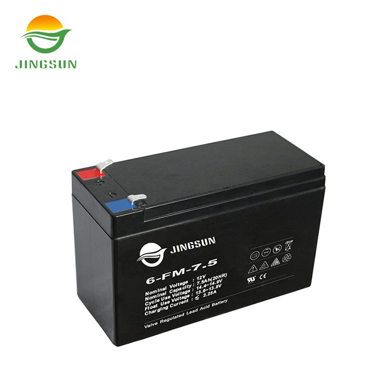 Jingsun AGM 12v 7ah Lead Acid Battery CE Approval Long Life Rechargeable Battery 12v Deep Cycle Battery 12 Volt Sealed 7 Ah