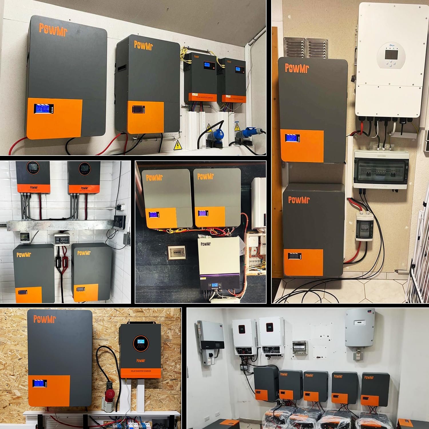 PowMr Lithium Ion Battery 100AH 200AH 48V SPW 48200 Lithium Energy Storage Battery Power Solar Battery
