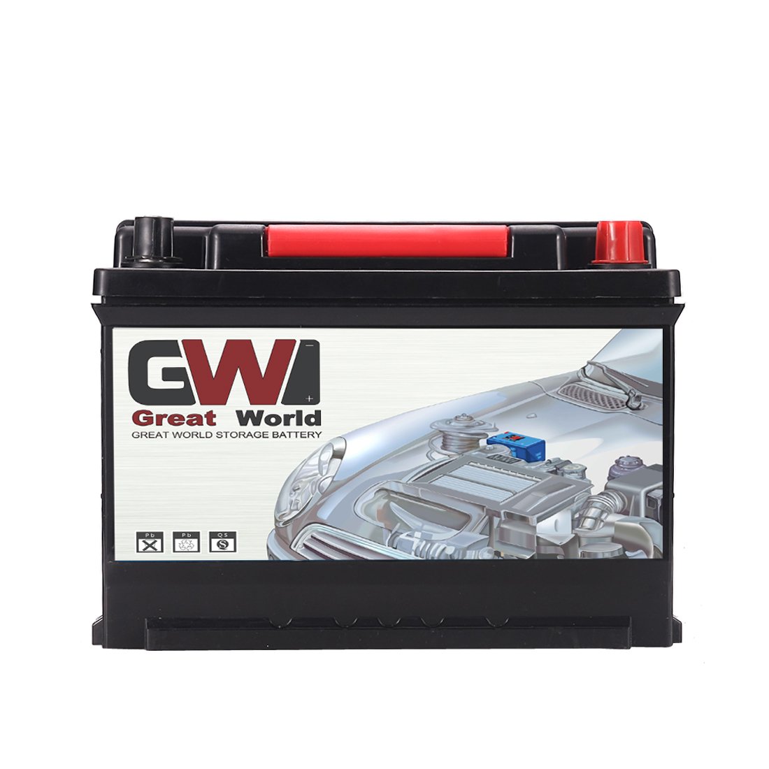 12V 60ah Maintenance Free Car Battery Korea Style Lead Acid Auto Starting Battery positive plate