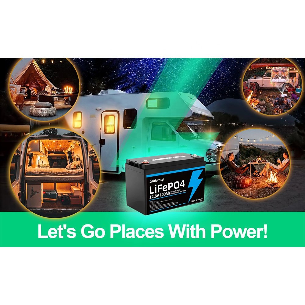 regular size instead lead acid batteries 12V 100AH lithium ion batteries lifepo4 battery