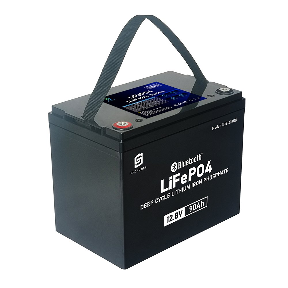 High Quality Wholesale Price 12v 90Ah Rechargeable Lifepo4 Lithium Ion Battery Renewable Energy